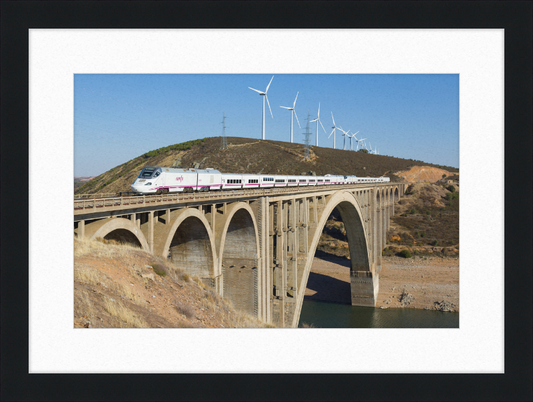 RENFE Class 730 Martin Gil Viaduct - Great Pictures Framed