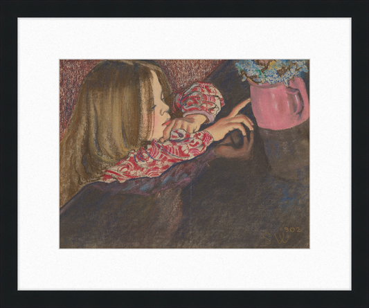 Little Helen with a Vase - Great Pictures Framed