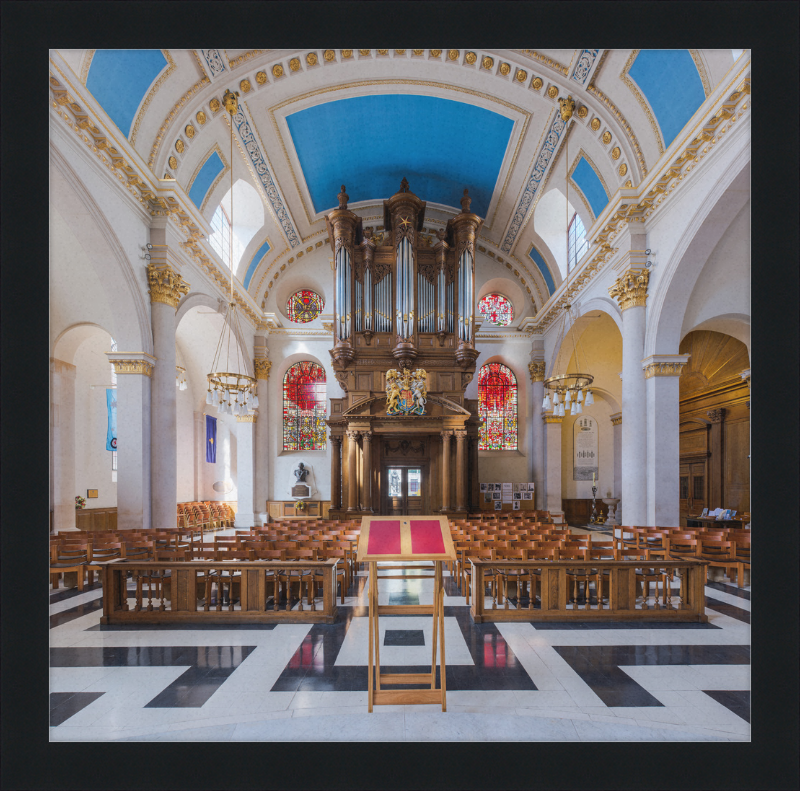 St Mary-le-Bow Church Interior 2, London, UK - Great Pictures Framed