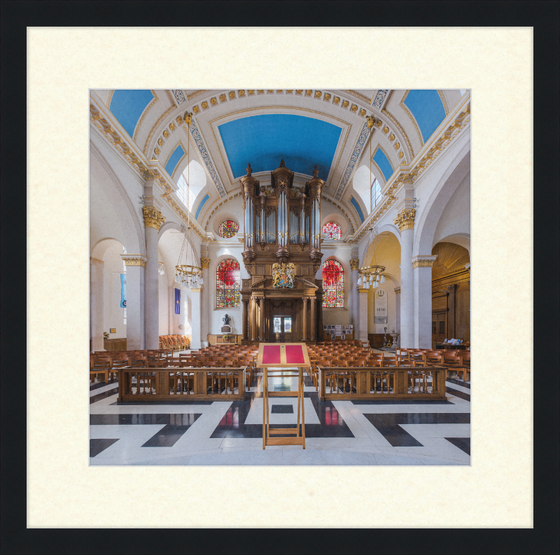 St Mary-le-Bow Church Interior 2, London, UK - Great Pictures Framed