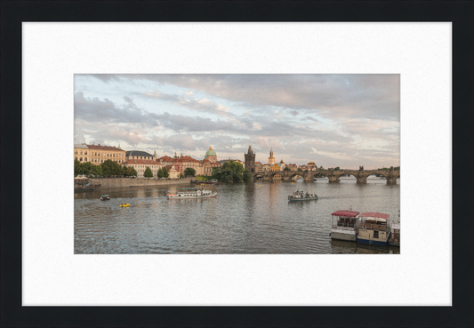 North View of Charles Bridge from Mánesův Most, Prague - Great Pictures Framed