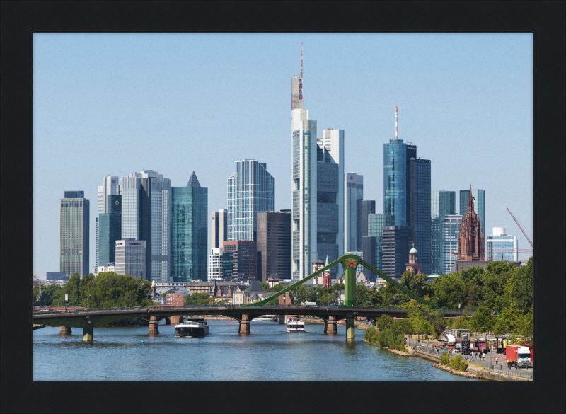 Skyline Frankfurt am Main - Great Pictures Framed