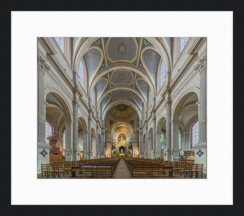 Inside the Church of Saint-François-Xavier - Great Pictures Framed