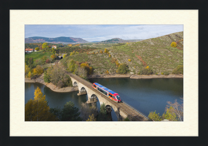 SNCF X73500 La Bastide Saint-Laurent - Villefort - Great Pictures Framed