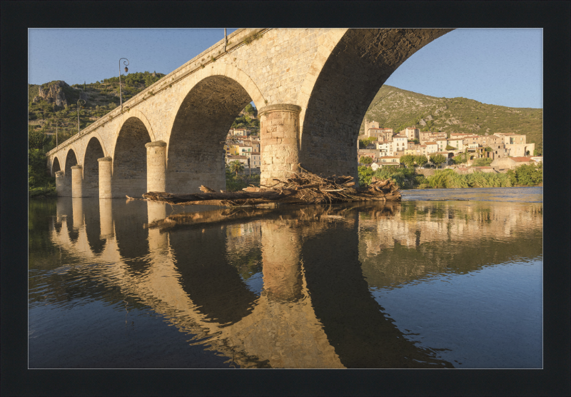 Pont sur l'Orb, Roquebrun (2) - Great Pictures Framed