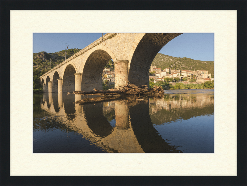 Pont sur l'Orb, Roquebrun (2) - Great Pictures Framed