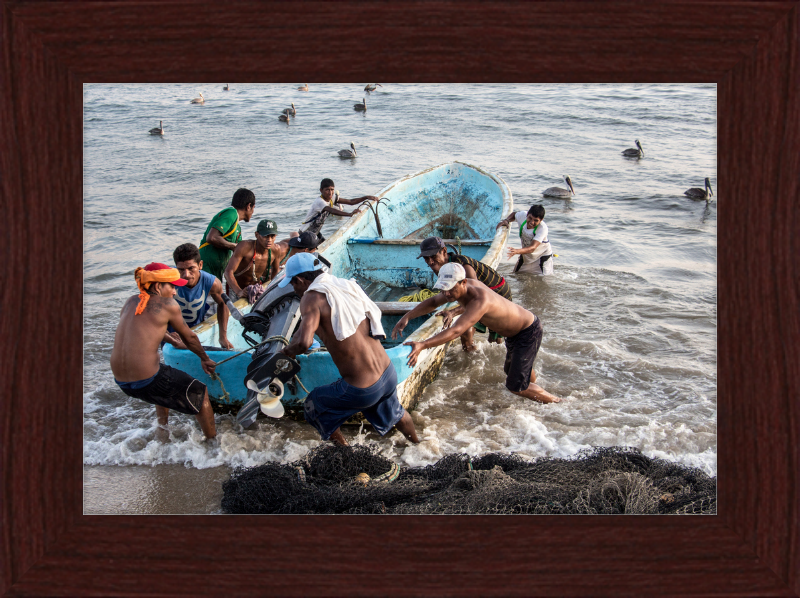 The Fishermen of Acapulco - Great Pictures Framed