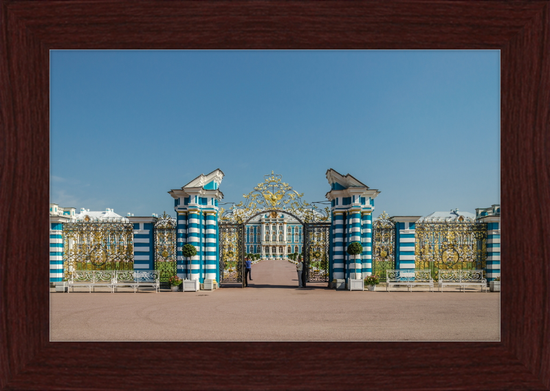 The Catherine Palace and Its Golden Gates in St. Petersburg - Great Pictures Framed