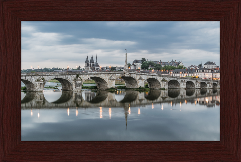 Bridge of Jacques-Gabriel in Blois - Great Pictures Framed