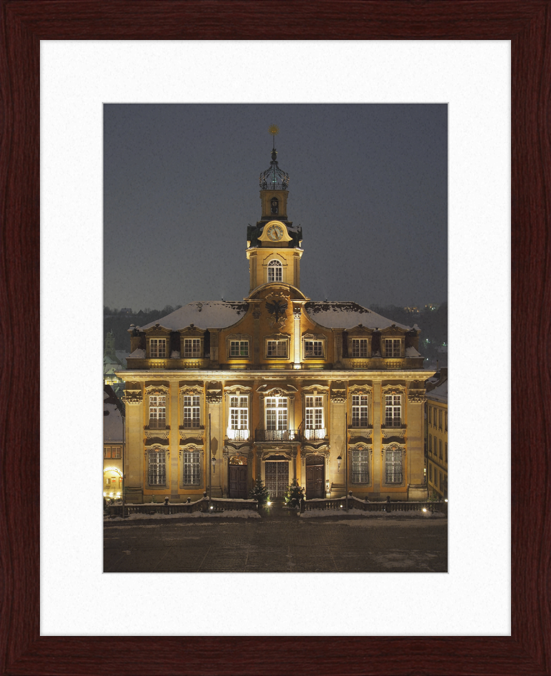 Schwäbisch Hall - Rathaus - Great Pictures Framed