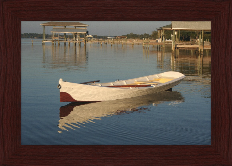 Winnie Davis 1880’s Skiff Named Barbashela - Great Pictures Framed