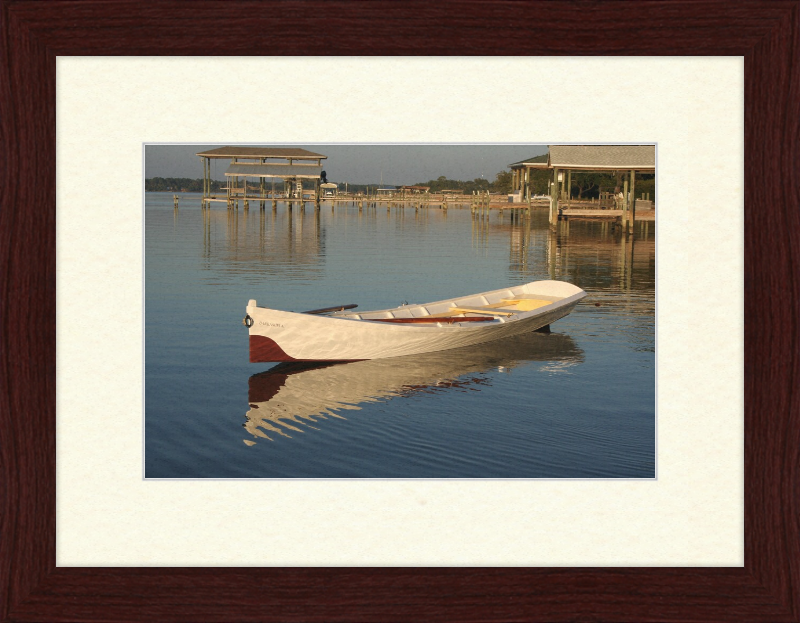 Winnie Davis 1880’s Skiff Named Barbashela - Great Pictures Framed