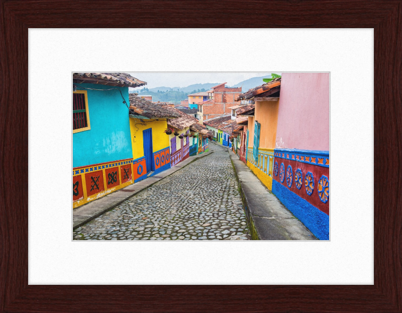 A Street in Colombia - Great Pictures Framed