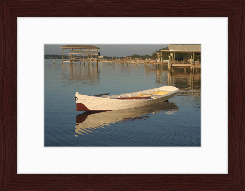 Winnie Davis 1880’s Skiff Named Barbashela - Great Pictures Framed