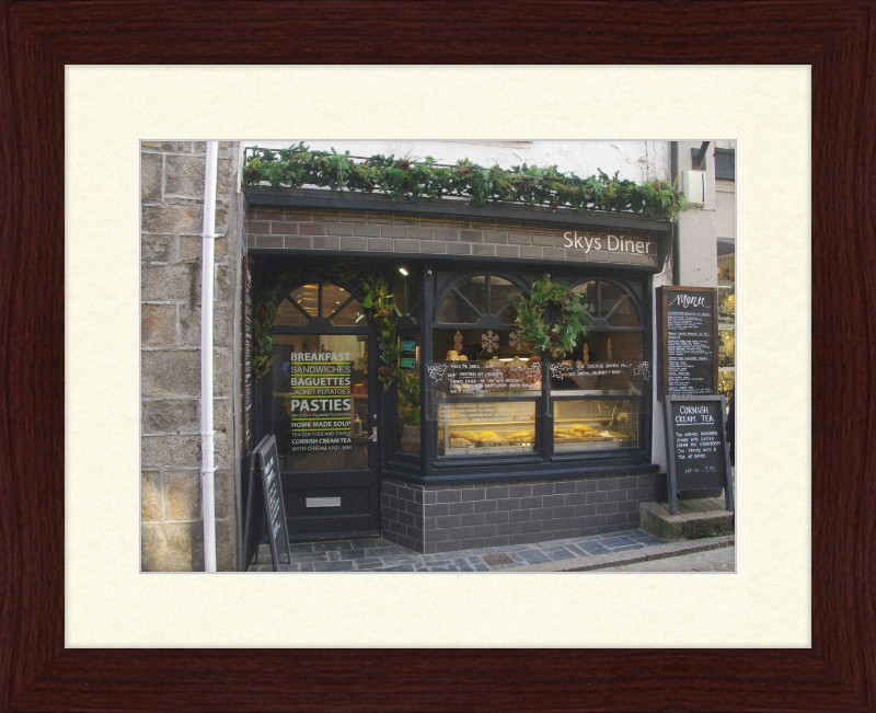 Skys Diner, Fore Street, St Ives, Cornwall - Great Pictures Framed