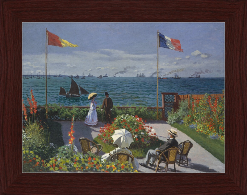 Garden at Sainte-Adresse - Great Pictures Framed