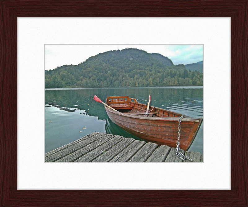 Our Little Row Boat - Bled Slovenia - Great Pictures Framed