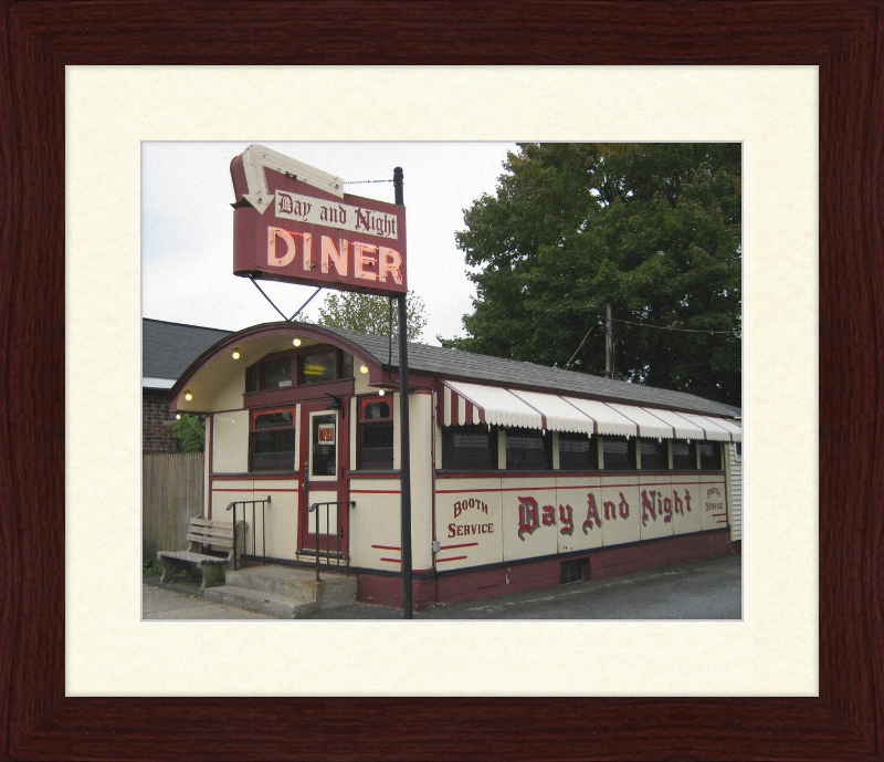 The Day and Night Diner - Great Pictures Framed