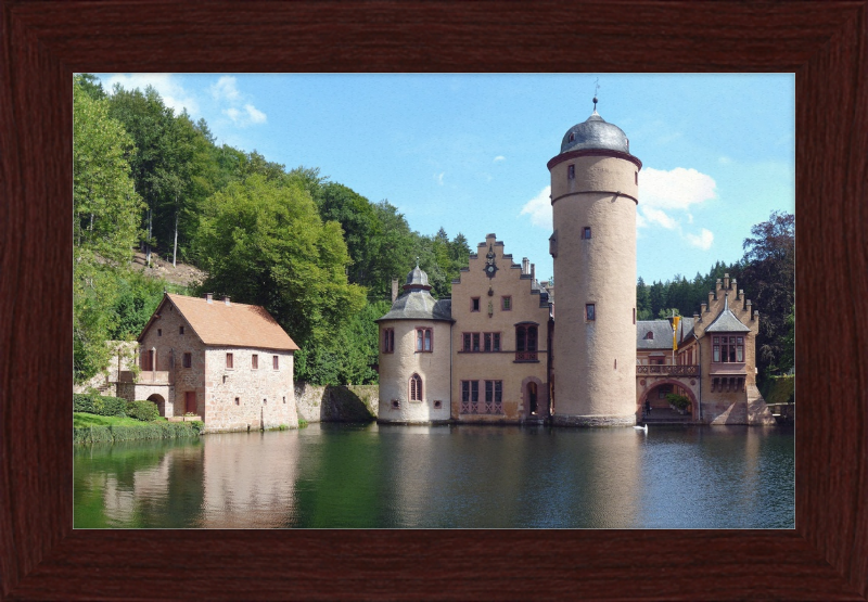 Wasserschloss Mespelbrunn - Great Pictures Framed