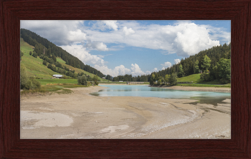 Breil-Brigels Reservoir - Great Pictures Framed