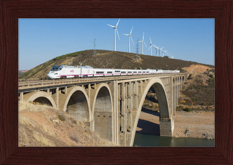 RENFE Class 730 Martin Gil Viaduct - Great Pictures Framed