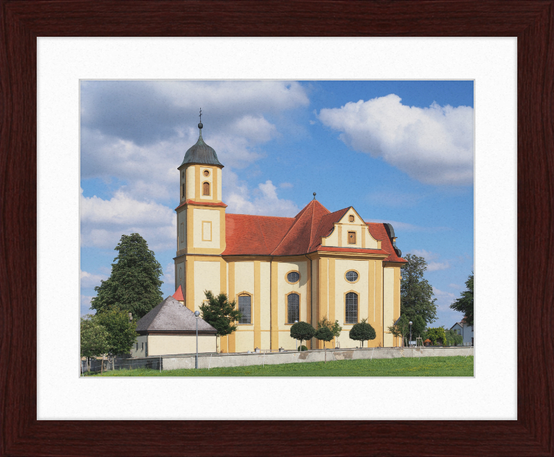 St Mary Pilgrimage Church, Zöbingen, Germany - Great Pictures Framed