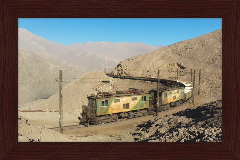 SQM GE 289A Boxcab Quillagua - Barriles - Great Pictures Framed