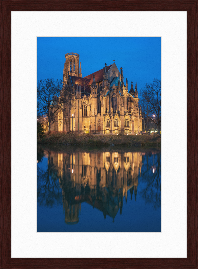 St. John's Church in Stuttgart - Great Pictures Framed