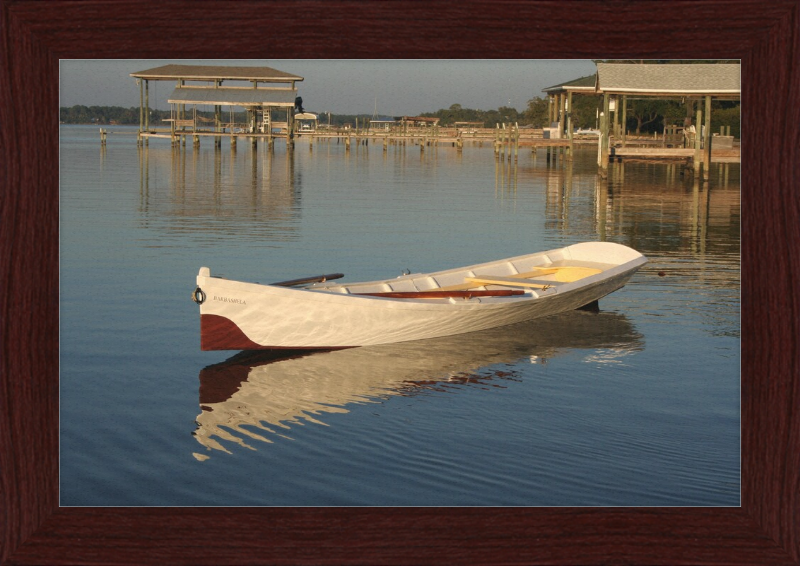 Winnie Davis 1880’s Skiff Named Barbashela - Great Pictures Framed