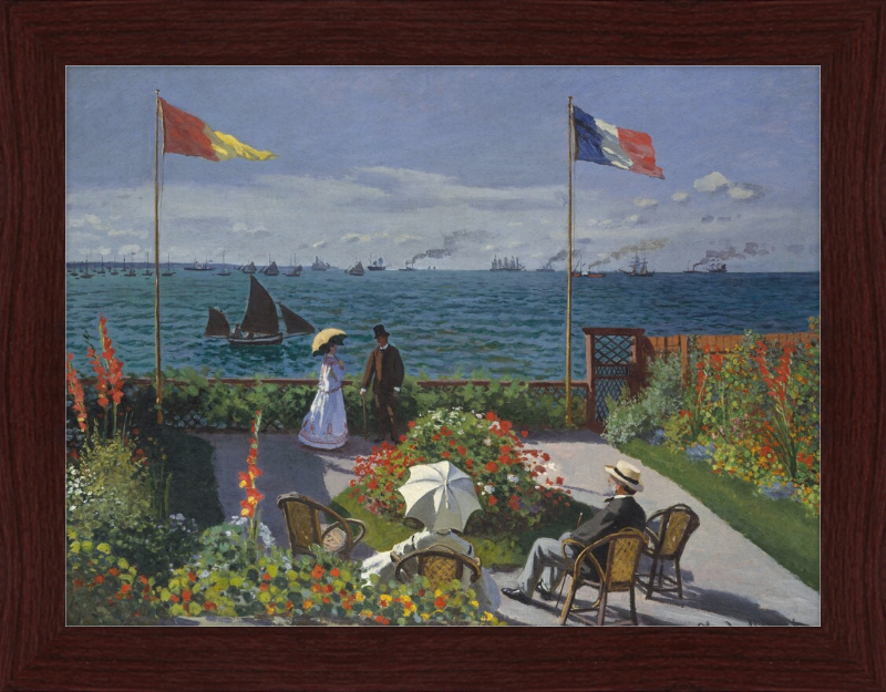 Garden at Sainte-Adresse - Great Pictures Framed