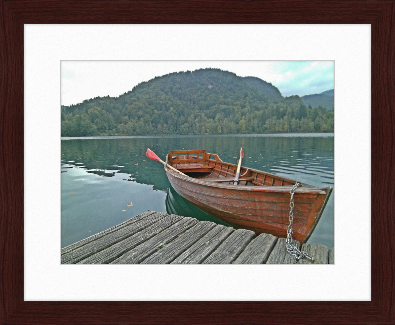 Our Little Row Boat - Bled Slovenia - Great Pictures Framed