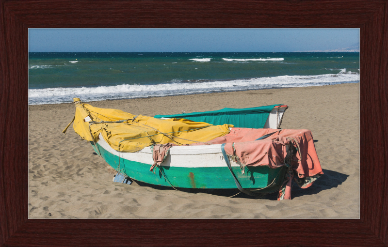 Boats on the Beach, Rincon de la Victoria, Andalusia, Spain - Great Pictures Framed