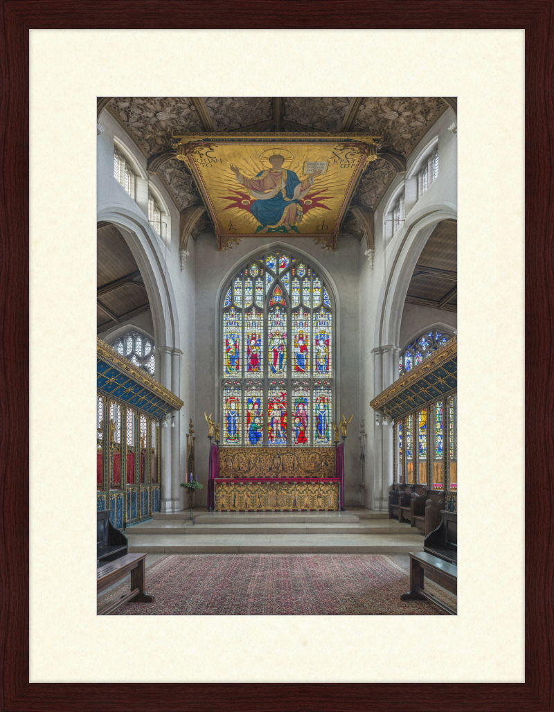 St Cyprian's Church Sanctuary, Clarence Gate, London, UK - Great Pictures Framed