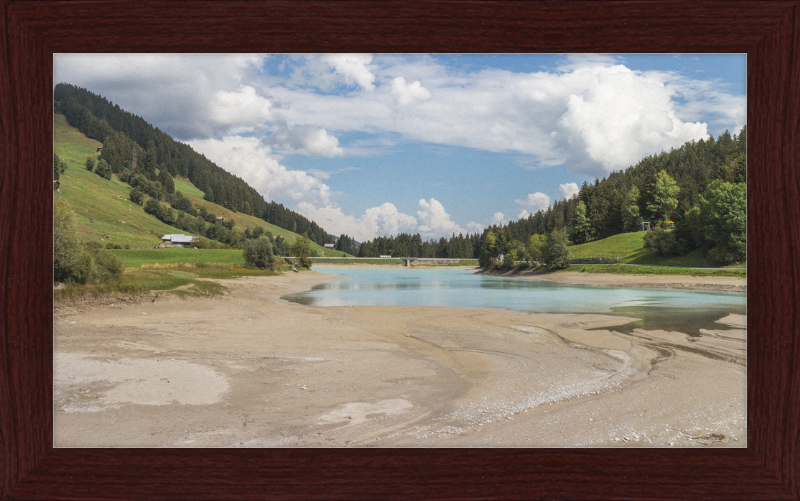 Breil-Brigels Reservoir - Great Pictures Framed