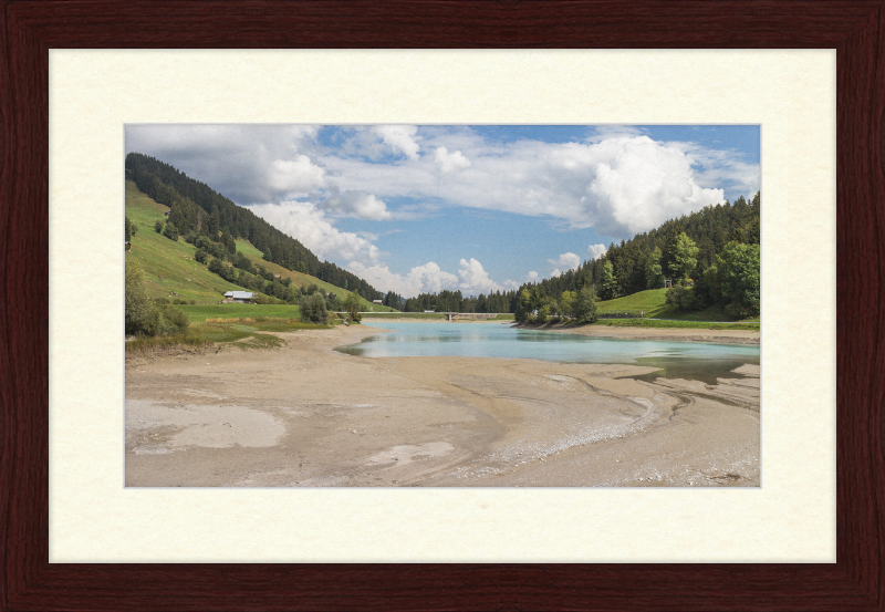 Breil-Brigels Reservoir - Great Pictures Framed