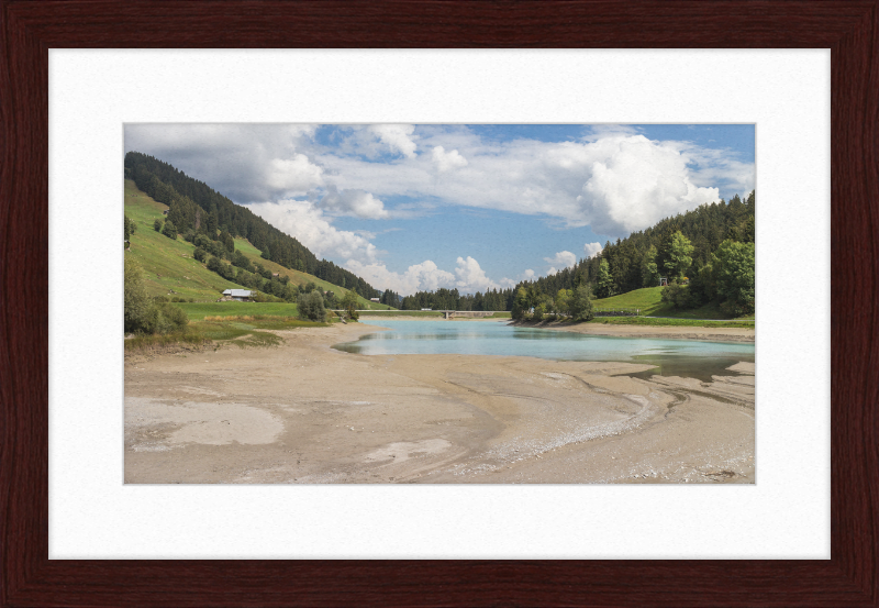 Breil-Brigels Reservoir - Great Pictures Framed