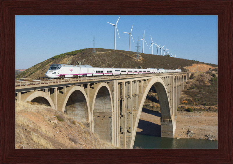 RENFE Class 730 Martin Gil Viaduct - Great Pictures Framed