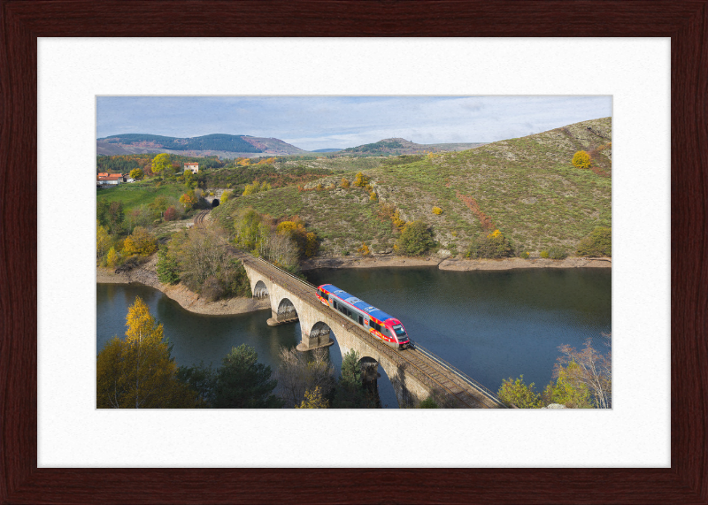 SNCF X73500 La Bastide Saint-Laurent - Villefort - Great Pictures Framed