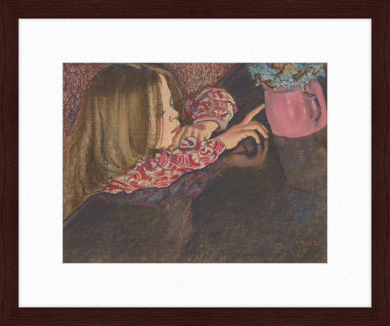 Little Helen with a Vase - Great Pictures Framed