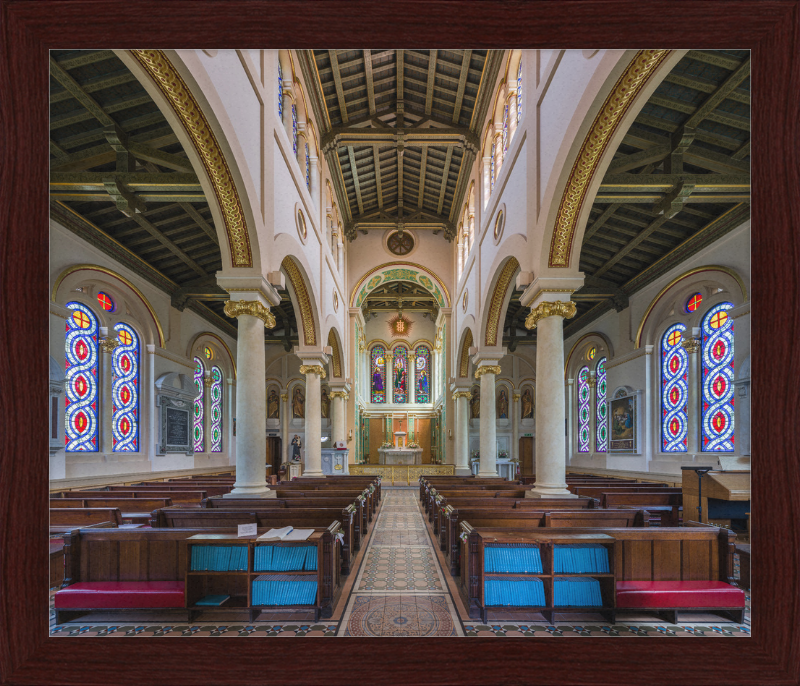 St Raphael's Interior 1, Kingston, Surrey, UK - Great Pictures Framed