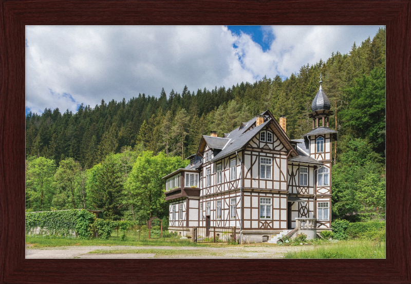 Half-timbered Mansion - Great Pictures Framed