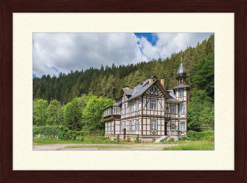 Half-timbered Mansion - Great Pictures Framed