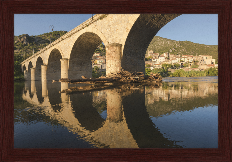 Pont sur l'Orb, Roquebrun (2) - Great Pictures Framed