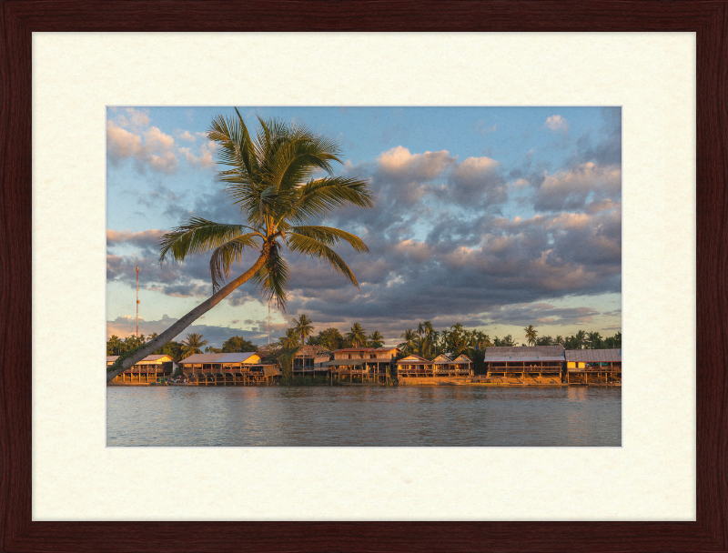 River bank of Don Khon - Great Pictures Framed