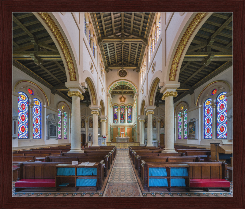 St Raphael's Interior 1, Kingston, Surrey, UK - Great Pictures Framed