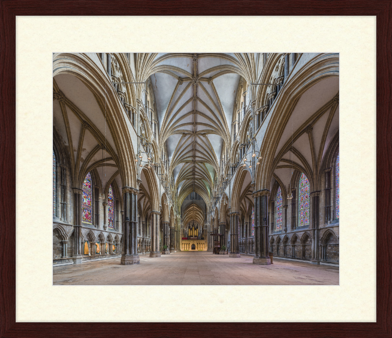 Lincoln Cathedral Nave 1, Lincolnshire, UK - Great Pictures Framed