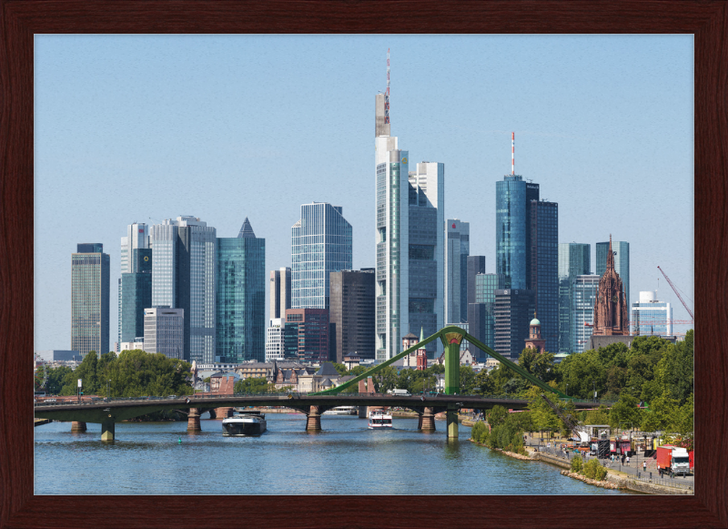 Skyline Frankfurt am Main - Great Pictures Framed