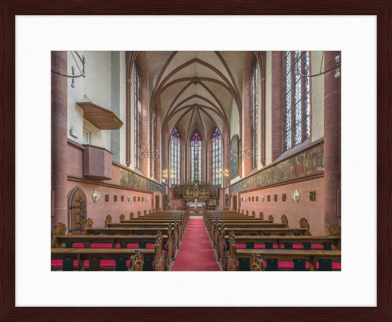The Deutschordenskirche in Frankfurt - Great Pictures Framed